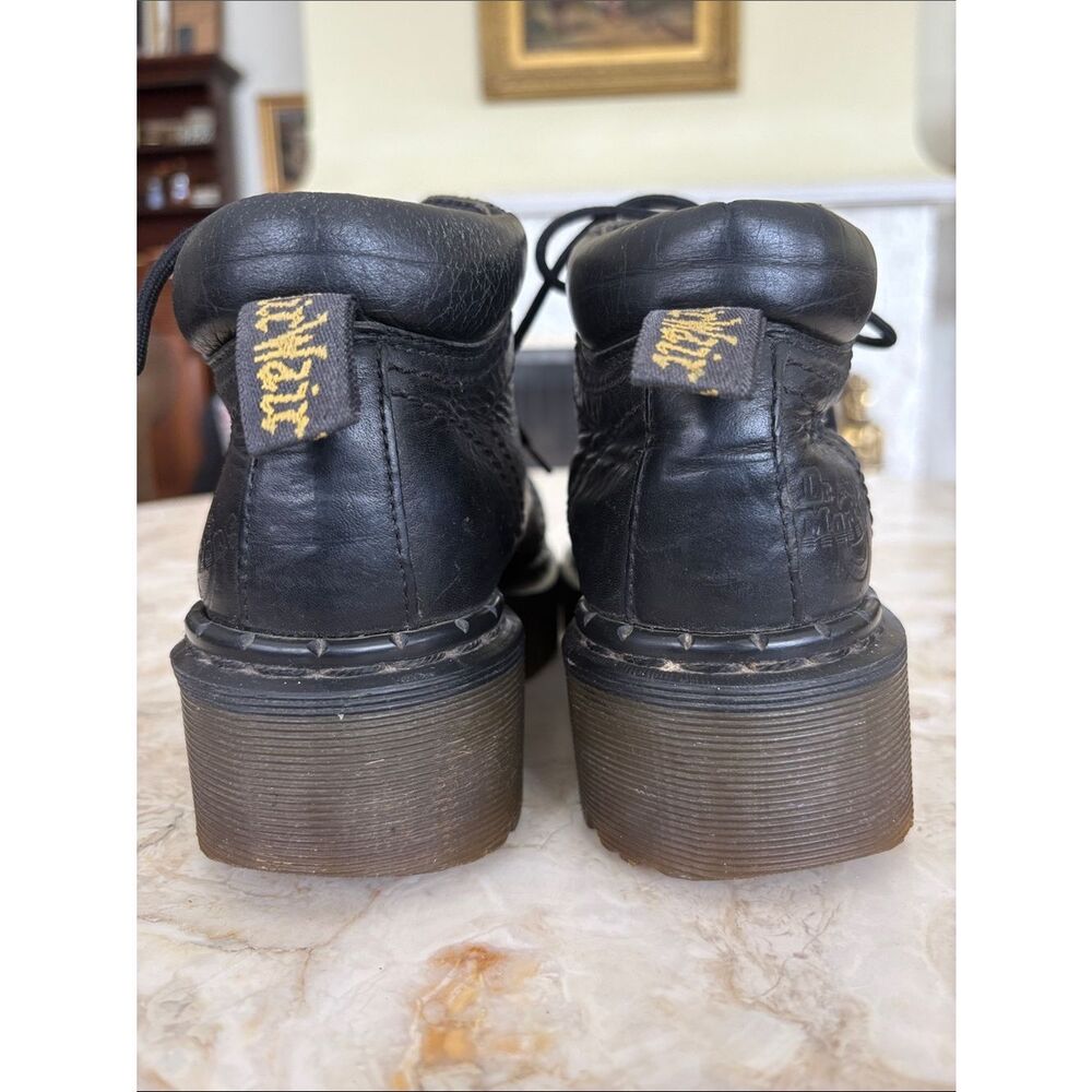 Dr. Martens Vintage 8316 Goth Punk Platform Leather Boots Made in England Rare - Picture 7 of 15